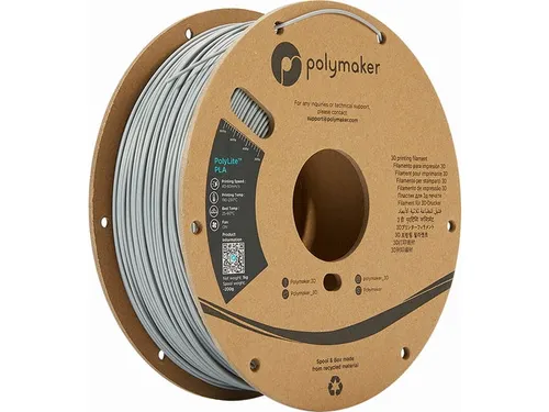 Polymaker PolyLite PLA filament 1,75 mm Grey 3kg
