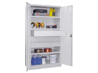 systeemkast,HxBxD 1950x1040x630mm,3xStalen bodem,RAL7035,front RAL7035 - 2