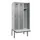 locker met bank,HxBxD 2120x900x815mm,3vak,vak B 300mm,draaigrendel