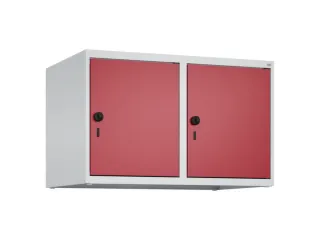 opzetkast,v. locker,2vak.,vak B 400mm,HxBxD 500x800x500mm,vleugeldeur - 1