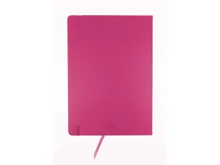 Schetsboek Kangaro A4 hot pink PU HC 80 vel 140gr roomwit met elastiek - 6