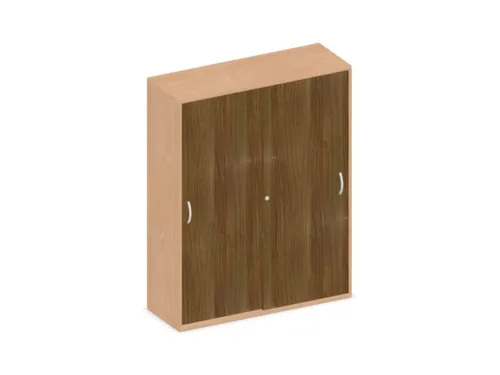 Schuifdeurkast 1540x1200x430mm Romp Beuken Decor Front Noten