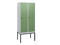 locker,HxBxD 1950x800x500mm,2vak,vak B 400mm,draaigrendel