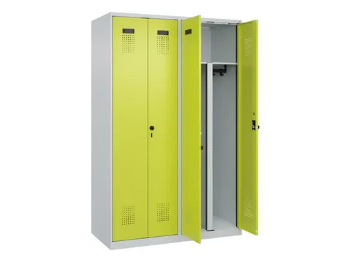 PBM-locker,HxBxD 1850x1200x500mm,4vak,vak B 300mm,draaigrendel