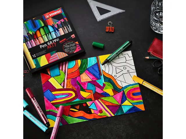 Feutre STABILO Pen 68/43 MAX vert feuille