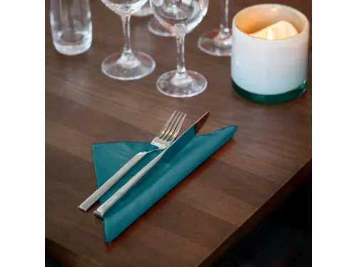 Tork 477906 Dinnerservet Advanced Blauwgroen 39x39cm