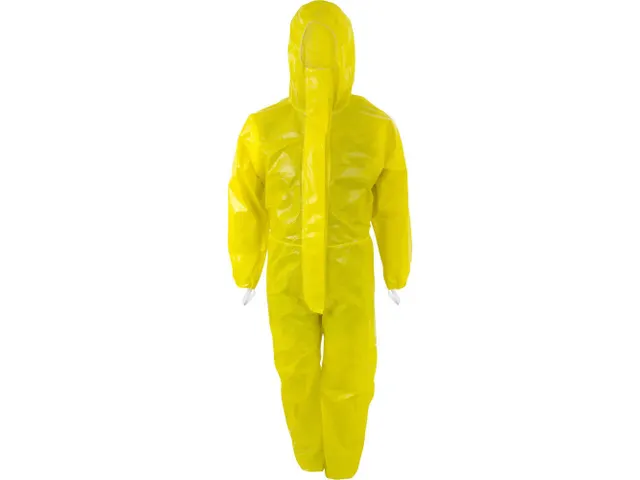 Asatex Coverchem CC300 overall, geel, maat L, per stuk