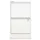hangmappenkast,HxBxD 672x413x400mm,2hangmappenframes,romp verkeerswit