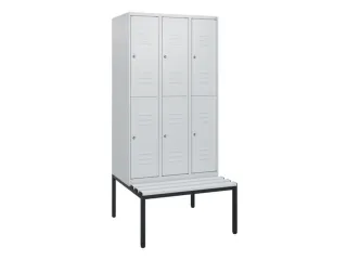 Dubbeldekse dekenkist,HxBxD 1950x900x815mm,3x2vak.,vak B 300mm - 1