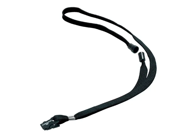 Textielkoord Durable 8119 met klem zwart