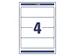 Ordnerrugetiket Zweckform 61x192mm wit perm. 40 etik. 10 vel