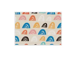 Placemat 45x32cm PVC Kleurrijke vormen Regenboog 6 Stuks