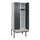 locker met bank,HxBxD 2120x800x815mm,2vak,vak B 400mm,cilinderslot