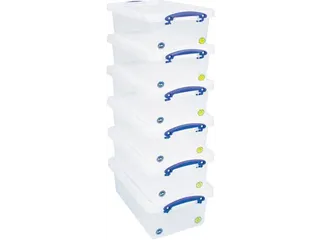 Opbergdoos 5.5 Liter Transparant Stapelbaar - 3