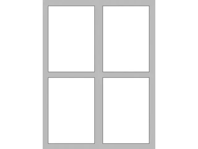Vitrine d'affichage Intérieur Fond magnétique 4xA4