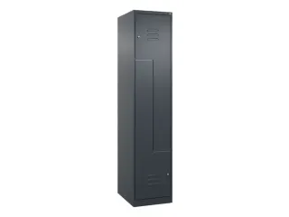 Z-garderobekast,HxBxD 1850x400x500mm,vak B 200/400mm,cil.-slot - 1