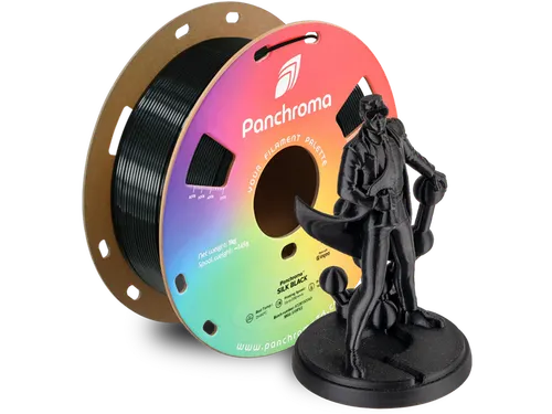 Polymaker 3D filament Panchroma PLA Silk 1,75 mm Zwart 1kg