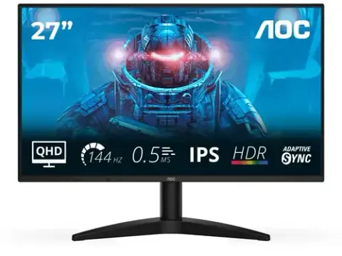 Monitor 27 Inch Q27B36X Ips Qhd 1MS 144HZ HDR10 Vesa