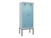 armoire vestiaire noir et blanc,HxlxP 2120x800x500mm,2compart.