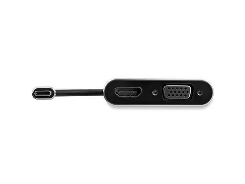USB-C naar VGA en HDMI adapter 2-in-1 multiport video adapter