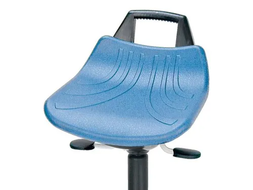 Draaikruk 480-610mm Pu Blauw Neiging Gasveer Verchroomd Glijders