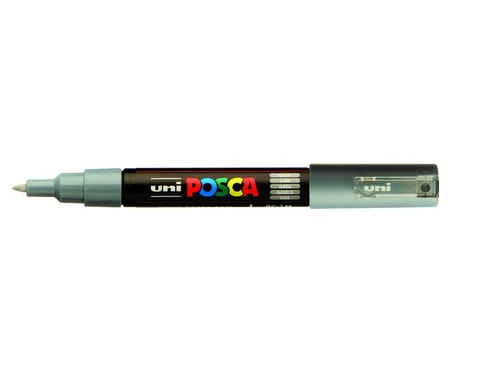 Verfstift Posca PC1MC Extra Fijne punt 0,7-1,0mm grijs