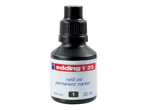 Viltstiftinkt edding T25 zwart