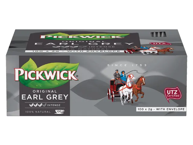 Thee Pickwick earl grey 100x2gr met envelop
