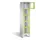 Lockerkast 1850x420x500mm 1x5 vakken Cilinderslot Poten, RDS1108060