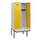 locker met bank,HxBxD 1950x800x815mm,2vak,vak B 400mm,cilinderslot