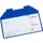 insteekhoes,DIN A6,liggend,HxB 105x215mm,m. magneet,kunststof,blauw