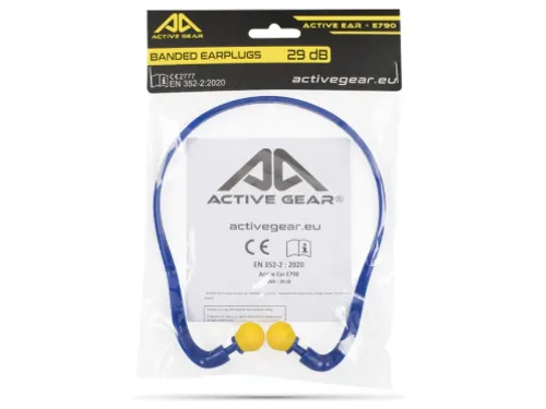 Oordoppen Active Gear 29 dB met beugel geel