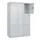 lockerkast,HxBxD 1850x1200x500mm,3x3vakken,vak B 400mm,cil.-slot