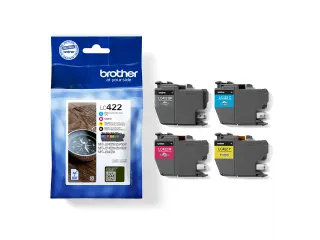 Brother LC-422VAL inktcartridge multipack zwart + 3 kleuren - 1