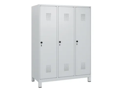 schoollocker,HxBxD 1630x1200x500mm,3vak,vak B 400mm,draaigrendel