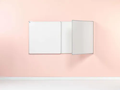 Smit Visual Vijfvlaksbord 90x240cm Emaille Wit RC-10