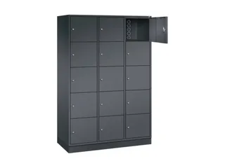 grootvolume-lockersysteem,HxBxD 1950x1220x500mm,3x5vakken,cil.-slot - 1