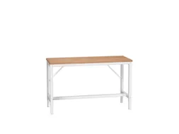 werkbank,HxBxD 780-930x1500x600mm,multiplexblad,4voeten,RAL7035