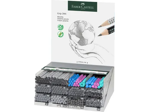 Potlood Faber-Castell GRIP 2001 display met 252 stuks