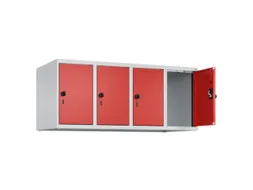 opzetkast,v. locker,4vak.,vak B 300mm,HxBxD 500x1200x500mm