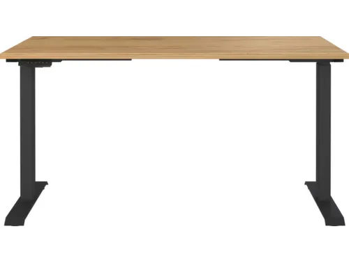 Elektrisch ihv bureau,HxBxD 720-1200x1400x800mm,blad Navarra-eiken