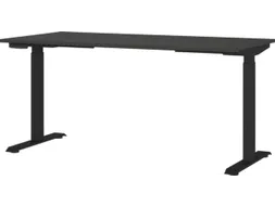 Elektrisch ihv bureau,HxBxD 720-1200x1600x800mm,blad grafiet