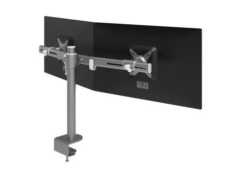 Viewmate Monitorarm Bureau 642 2 Schermen Zilver