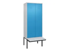 locker voor scheiding van kleding,HxBxD 2120x800x815mm,2vak