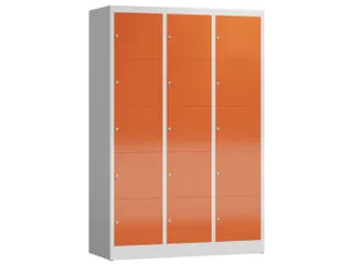 lockerkast,HxBxD 1800x1185x500mm,3x5vakken,vak B 395mm,cil.-slot - 1