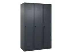 locker voor scheiding van kleding,HxBxD 1850x1200x500mm,3vak