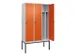locker voor scheiding van kleding,HxBxD 2120x1200x500mm,3vak