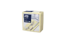 Tork 477611 Soft Dinnerservet Advanced Champagne 39x39cm 1/8 vouw
