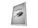 Cadre clipsable 50x72cm Profil 32mm Coins biseautés Argent