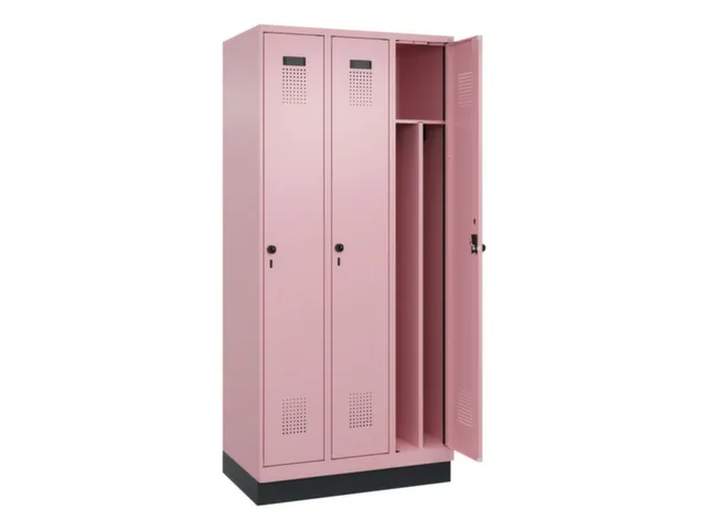 locker voor scheiding van kleding,HxBxD 1950x900x500mm,3vak